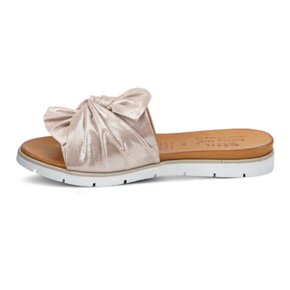 Spring Step Metallic Sandals - Picture 1 of 9